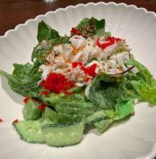салат с крабом